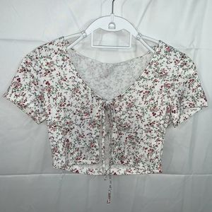 Tie Front Crop Top